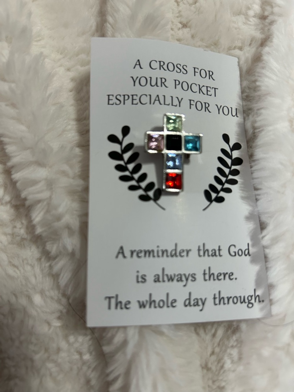 Cross Multicolor Pin - Picture 3 of 6